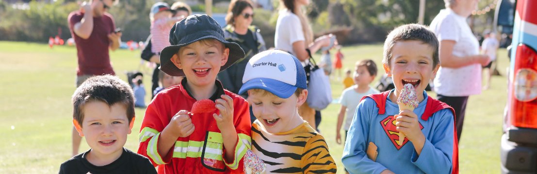 Image of children eating ice cream